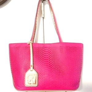 Hot pink hand bag. Never used
